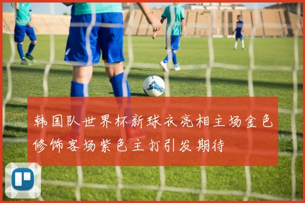 韩国队世界杯新球衣亮相主场金色修饰客场紫色主打引发期待